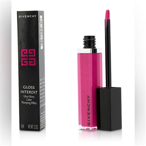 givenchy gloss interdit ultra shiny color plumping effect